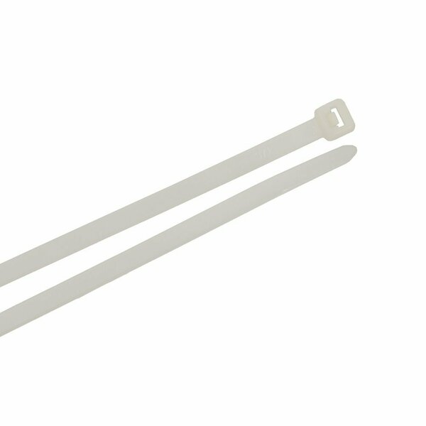 Forney Cable Ties, 14-1/2 in Natural Standard Duty 62041